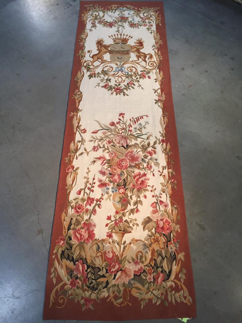 French Tapestry Runner Rug 3.10x10 (1 of 9)