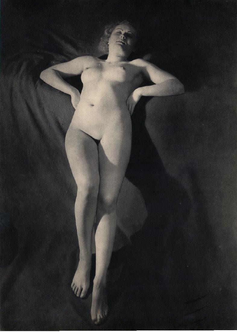 BRASSAI - Nude: Artist: BRASSAI Print Title: Nude Printing Date: 1948 Medium: Sheet-fed Copper Plate Gravure Printed in: France Image Size: 9.5"x12.5" Brassai (Gyula Halasz) (1899 – 1984) was a Hungarian–French p