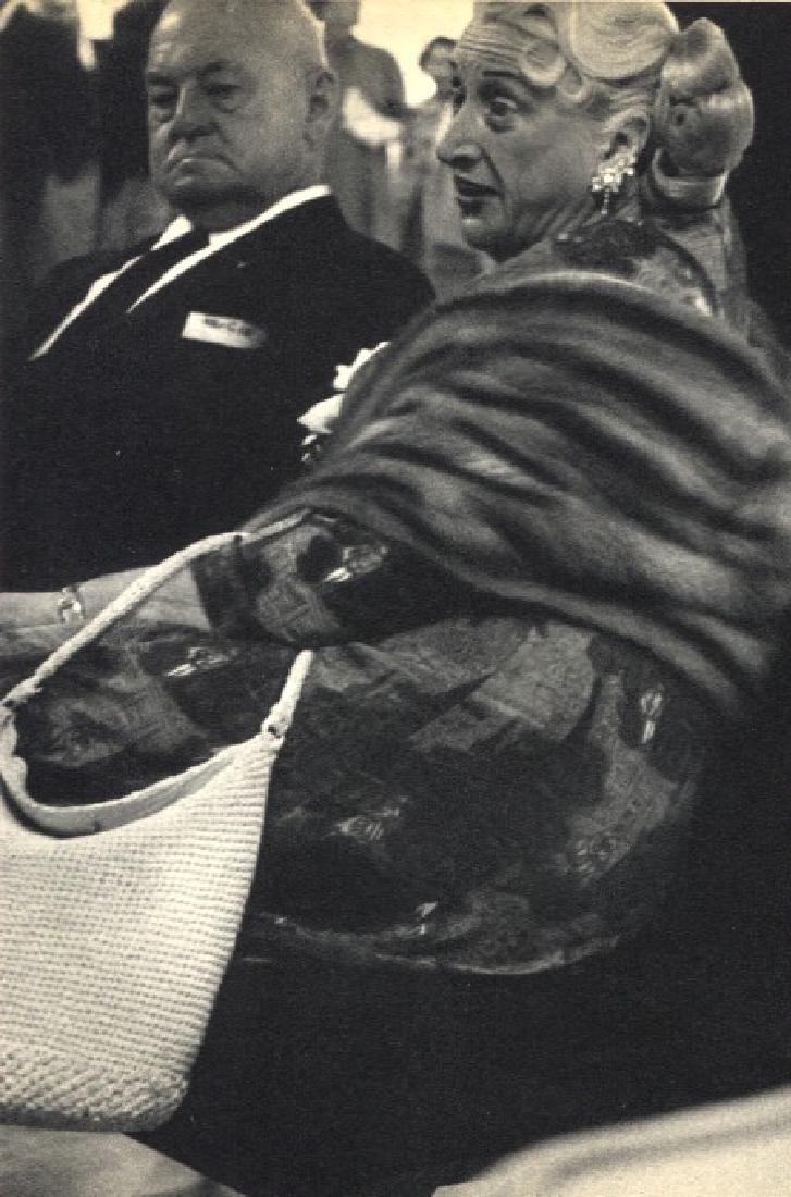 ROBERT FRANK: Hotel Lobby, Miami Beach: Artist: ROBERT FRANK Print Title: Hotel Lobby, Miami Beach Medium: Vintage Sheet-fed Gravure Printed in 1958 in France Image Size: 4.5" X 6.5" Robert Frank (b. 1924) is an American photographer and do