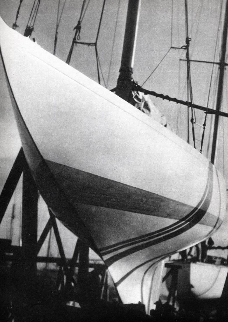 MAN RAY: Sailboat: Artist: MAN RAY Print Title: Sailboat Printing Date: 1931 Medium: Sheet-fed Gravure Printer: Neogravure Company, France Image size (inches) approx. 8 x 11" Man Ray, original name Emmanuel Radnitzky, w