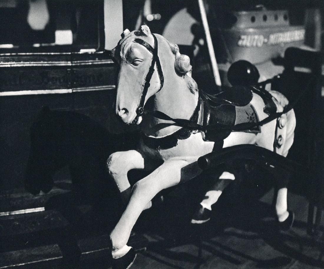 LEE MILLER - Carousel: Artist: LEE MILLER Print Title: Carousel Medium: Vintage Sheet-fed Gravure Printing Date: 1932 Printer: Neogravure, France Image Size: 9" X "7 Elizabeth "Lee" Miller, Lady Penrose (1907 – 1977), was