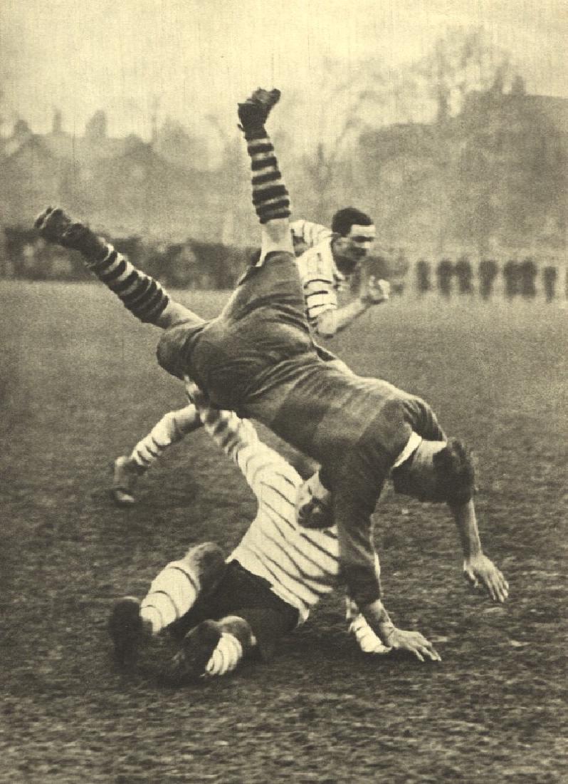 WILLI RUGE - Tumble: Artist: WILLI RUGE Print Title: Tumble From an incredible 1920s collection of European Photographers Medium: Vintage Sheet-fed Gravure Printing Date: mid - 1920s Printed: Berlin, Germany Image Size: 6