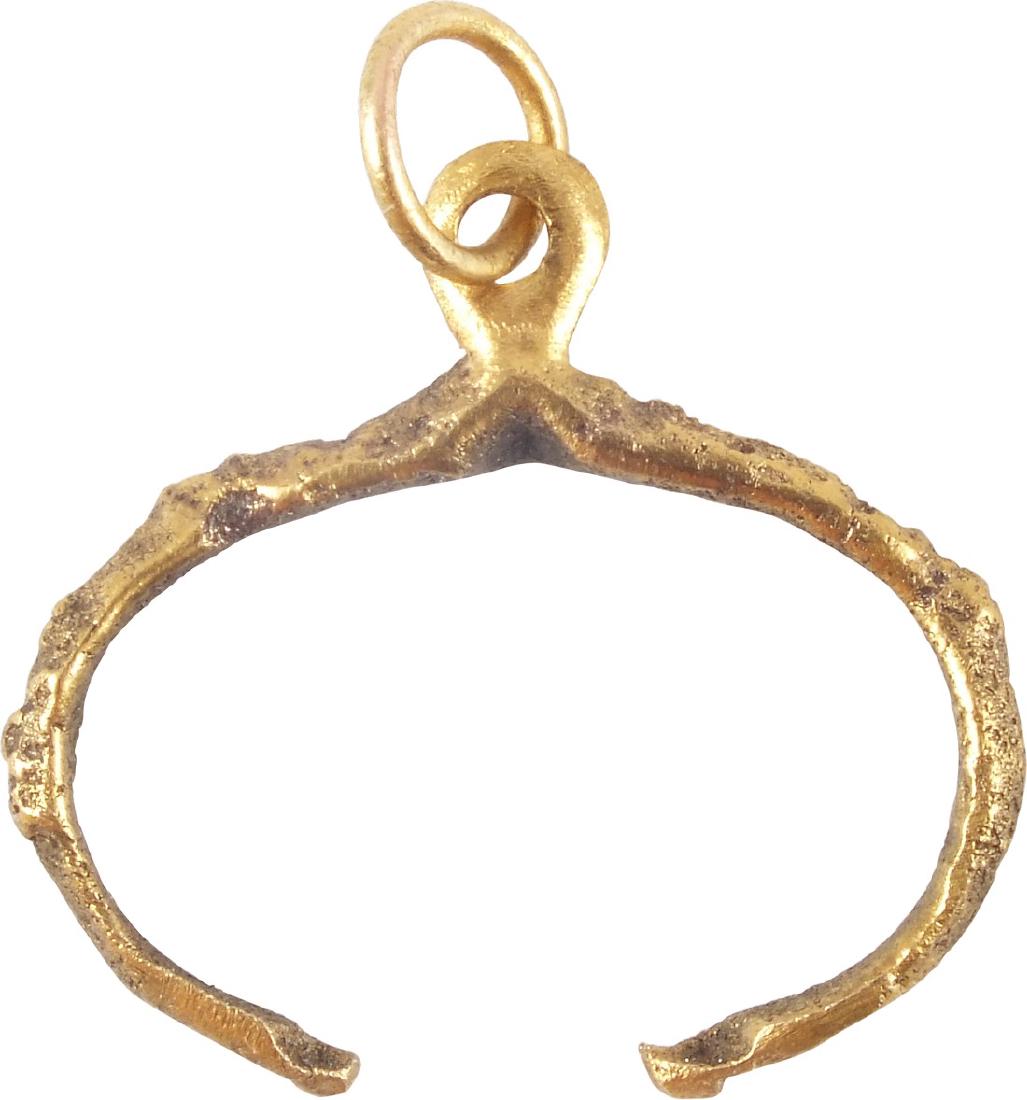 Ancient Viking Lunar Pendant C.900-1000 AD (1 of 2)