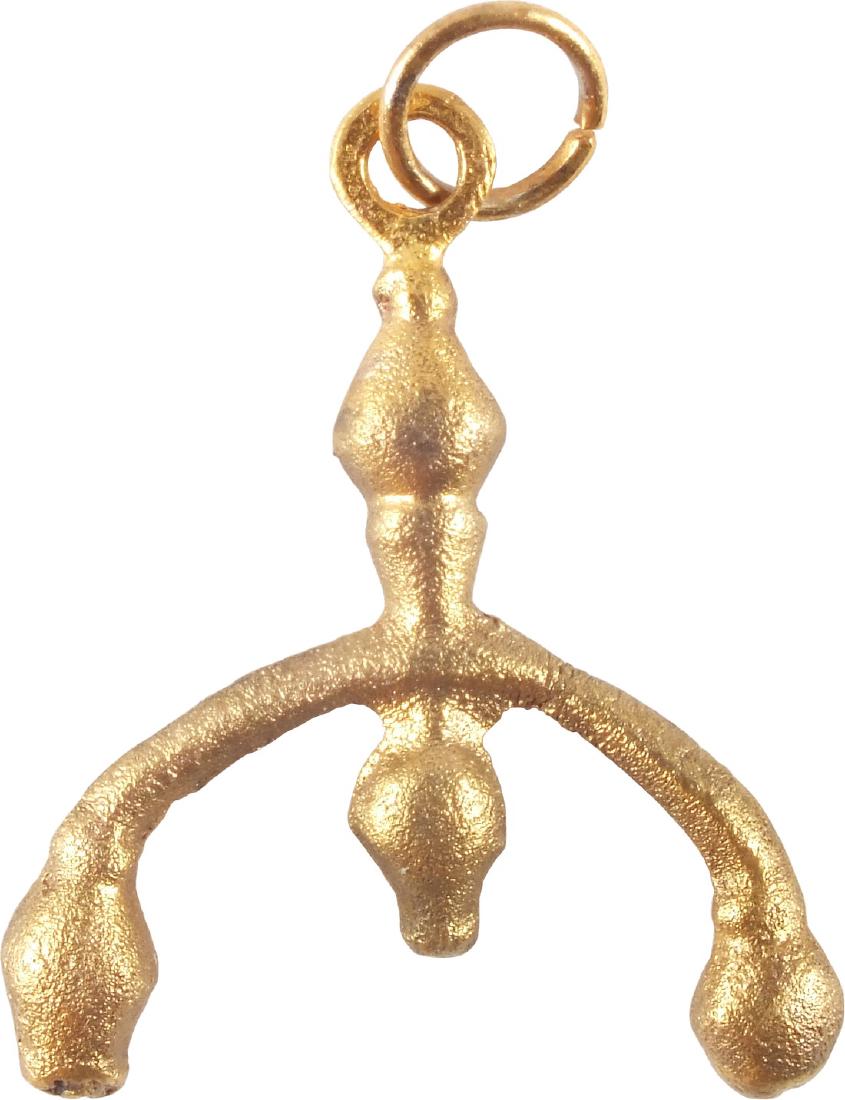 Fine Ancient Viking Lunar Pendant C.900-1000 AD (1 of 2)