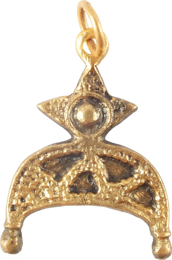 Fine Viking Lunar Pendant 9th-10th Century (1 of 2)