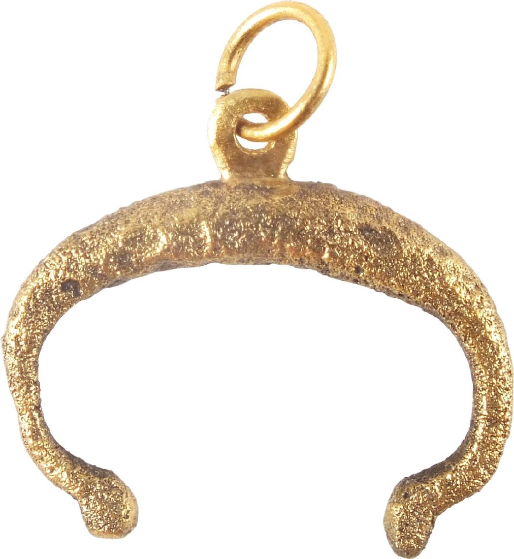 Ancient Viking Lunar Pendant C.900-1000 AD (1 of 2)