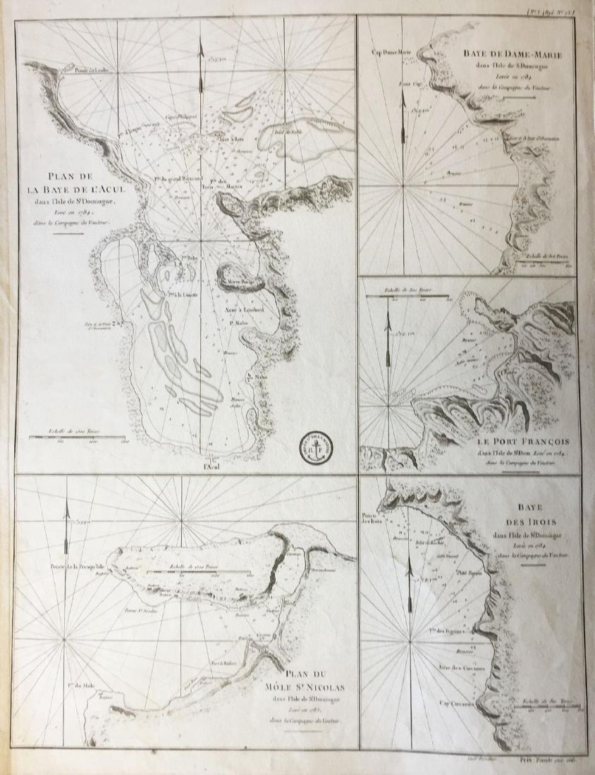 Dela Haye: Plan de la Baye de l'Acul (Haiti), 1787 (1 of 1)