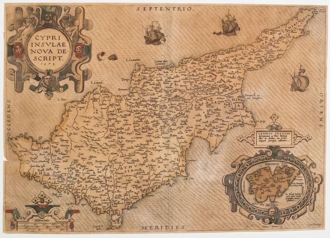 Ortelius: Map of Cyprus, 1575 (1 of 1)
