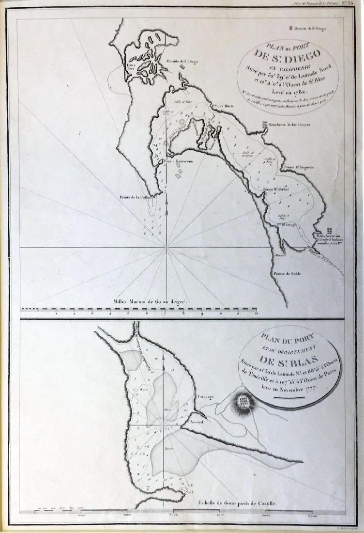 La Perouse: Map of Port of San Diego, 1797 (1 of 1)