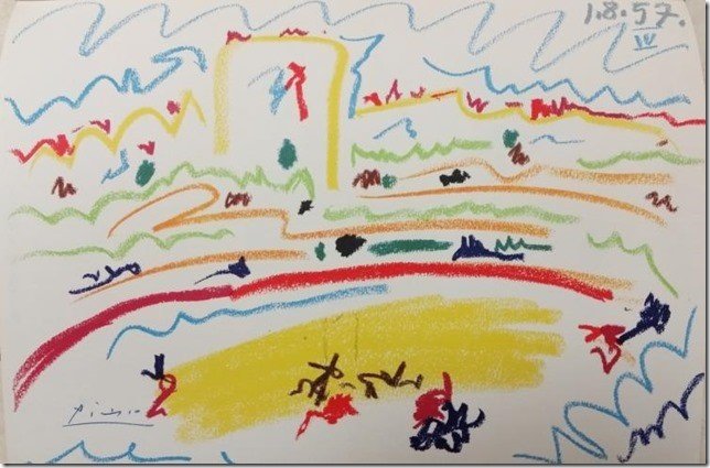 "Toros y Toreros" by Pablo Picasso (1 of 3)