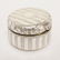 Antique Sterling Silver Rouge Pot with Mirror, 1880