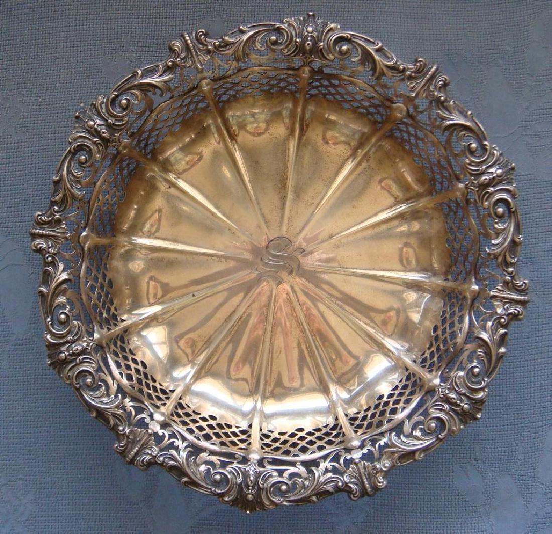 Antique Gorham Art Nouveau Sterling Fruit Bowl, 1906 (1 of 9)