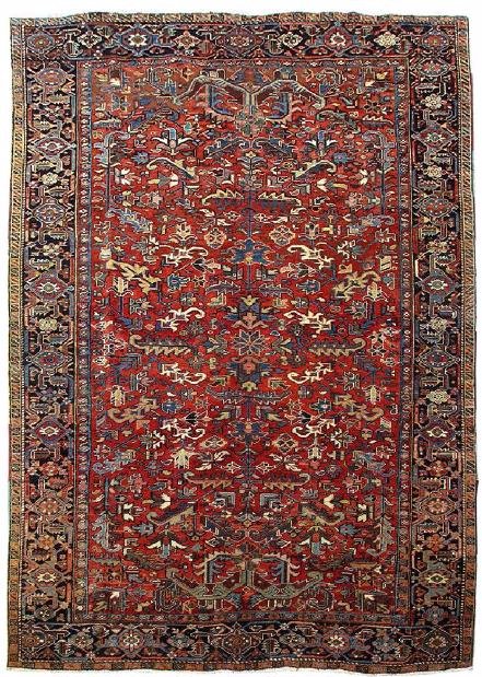 Heriz Authentic Wool Hand Knotted Persian Rug 8x11 (1 of 6)