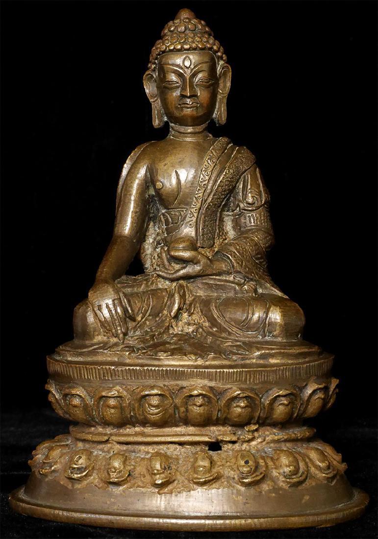 Vintage Nepalese Bronze Buddha (1 of 10)
