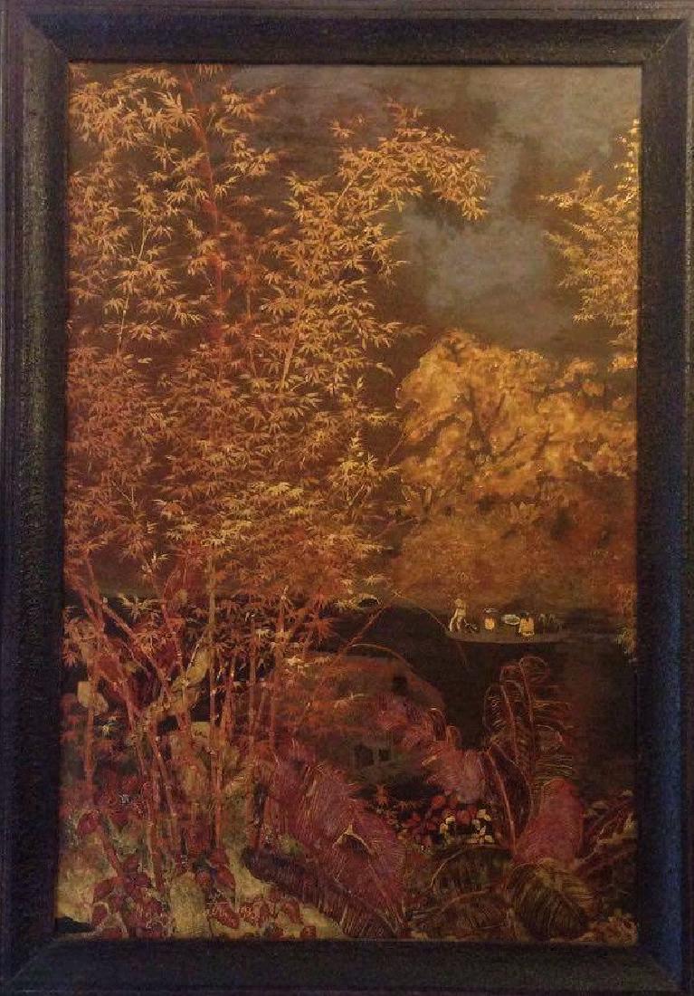 Nguyen Gia Tri: Mid Century Lacquer Painting, 1939 (1 of 6)