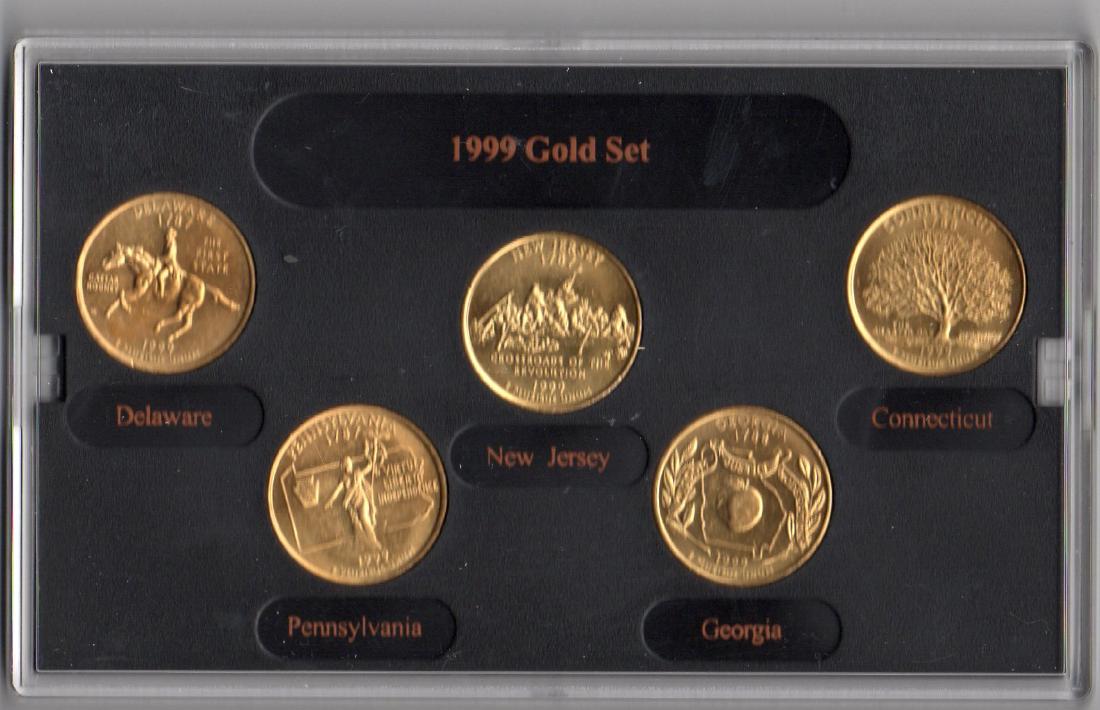 1999 Gold Edition Coin State Quarters Collection (1 of 3)