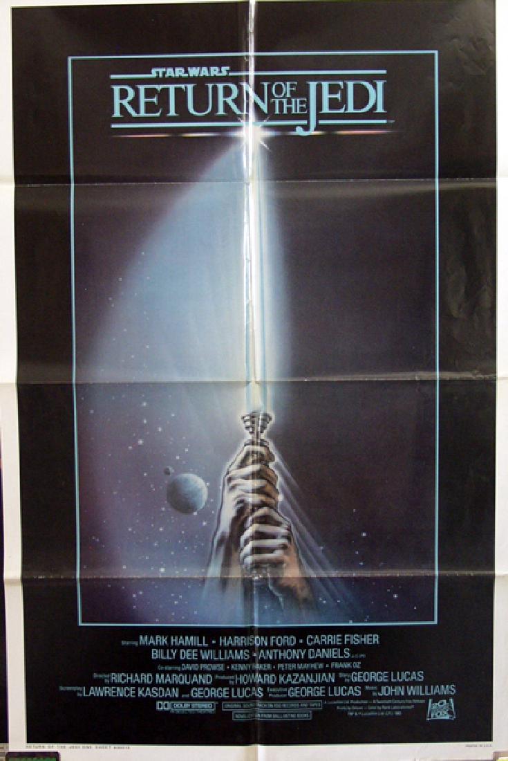 Return of the Jedi (1983) - (Harrison Ford) Style A: Return of the Jedi (1983) - (Harrison Ford) Style A one-sheet F, EX * Size: 27 x 40 Please note that this lot has a confidential reserve. When you leave a bid in advance of the auction, submit your ma