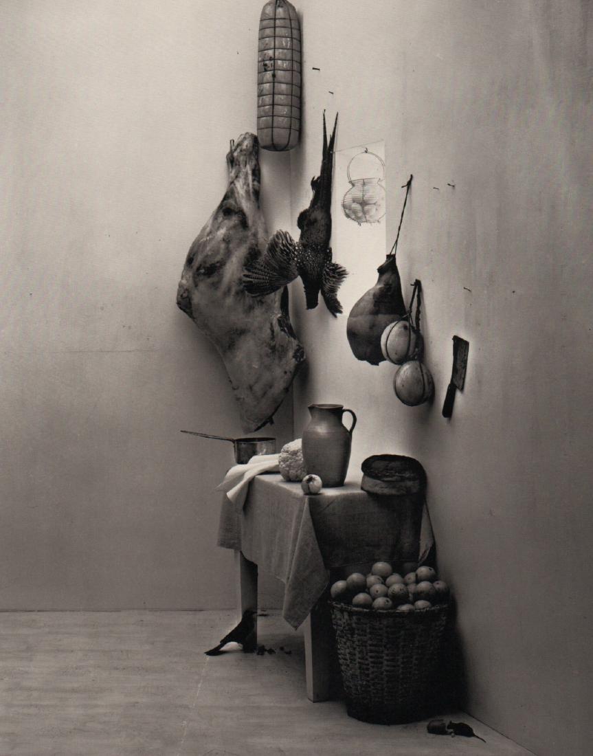 IRVING PENN - Still Life With Mouse, New York, 1947: Artist: IRVING PENN Print Title: Still Life With Mouse, New York, 1947 Medium: quad-tone Photoengraving Printed 1991 in the US Image size (inches) approx.10x 8" Irving Penn was an American photographe