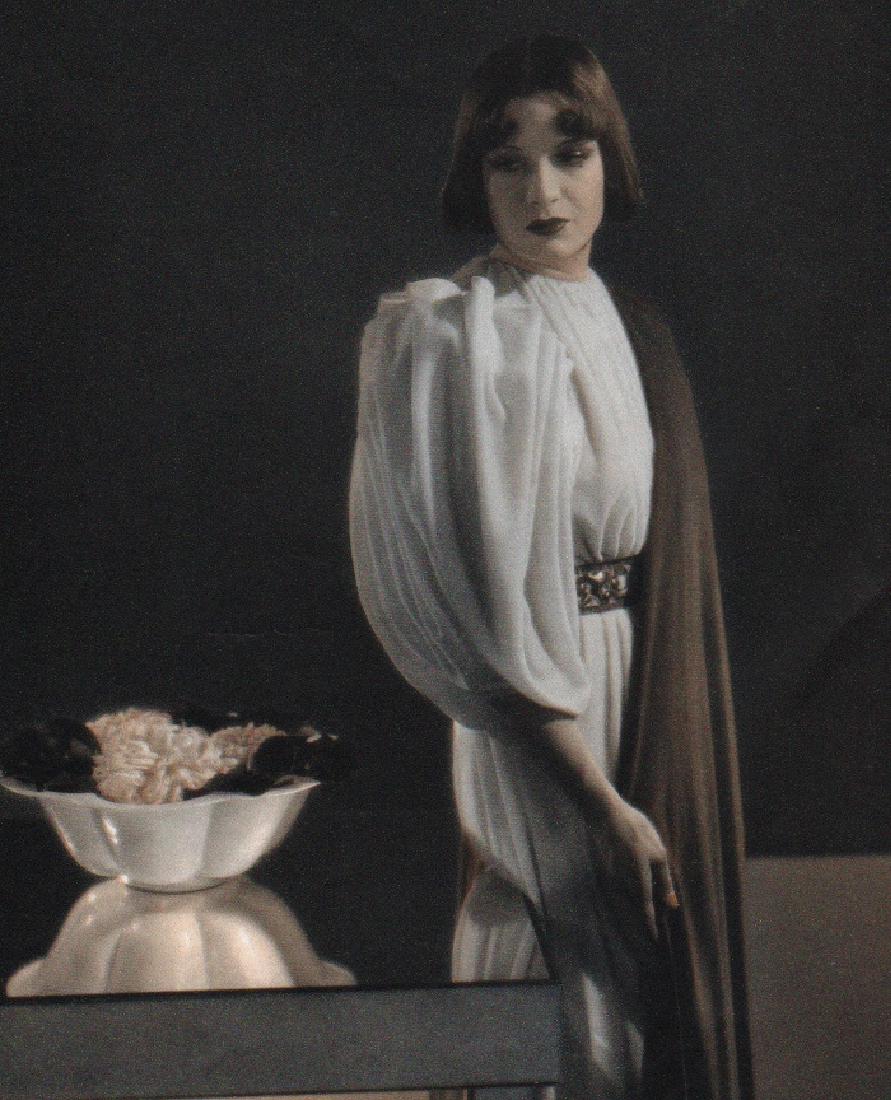 EDUARD J. STEICHEN - Lili Damita, New York 1928: Artist: EDUARD J. STEICHEN Print Title: Lili Damita, New York 1928 Medium: Sheet fed color gravure Printed in Switzerland in 1963 Image Size: 7.5 x 9". Eduard (Edward) Steichen (1879 – 1973), was a