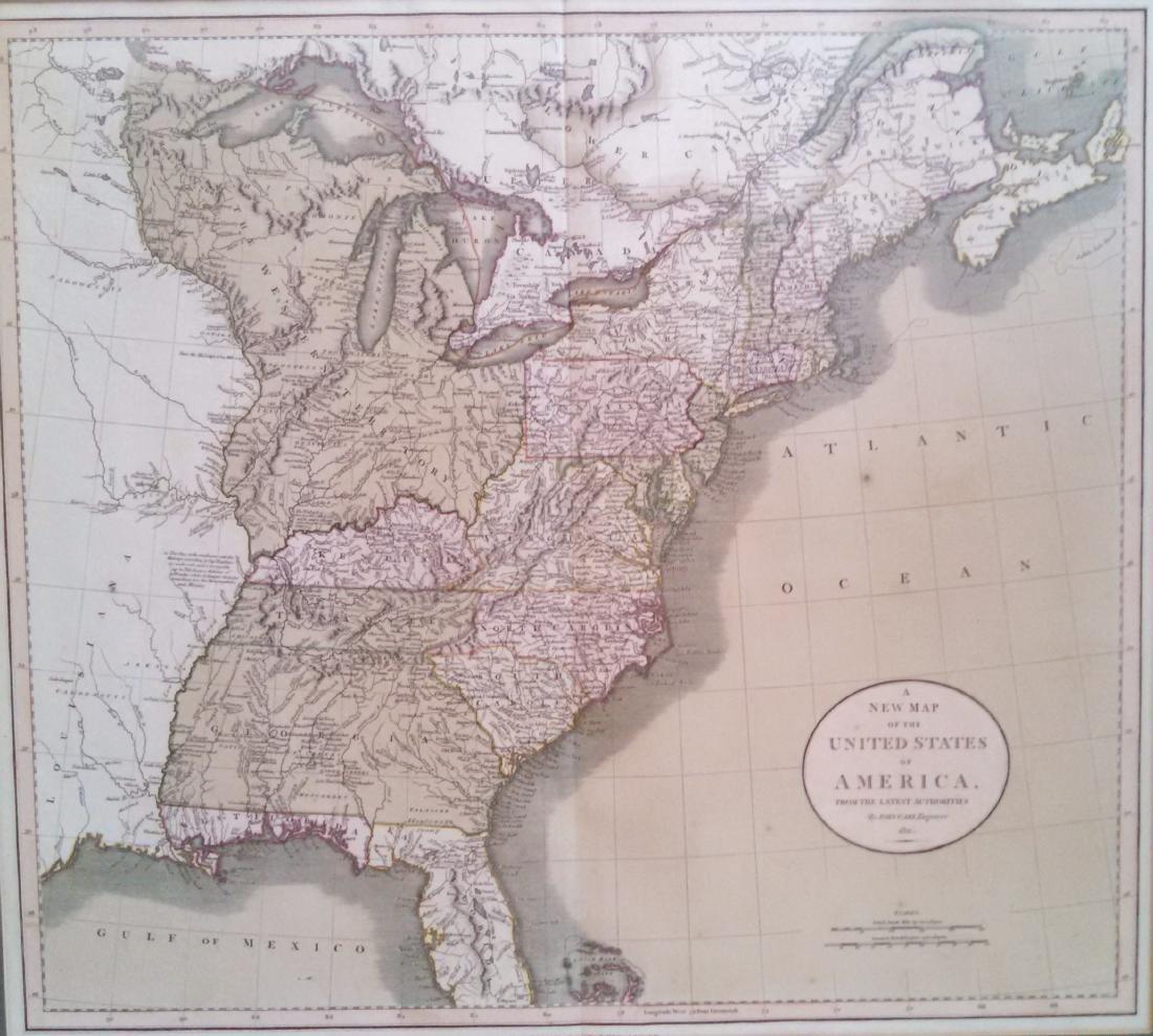 Cary: Map of the United States, 1811 (1 of 4)