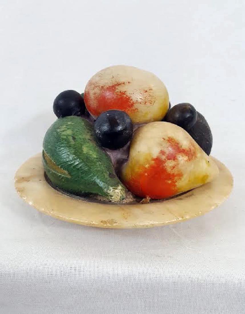 Alabaster Stone Fruit Platter Ca 1930's (1 of 3)