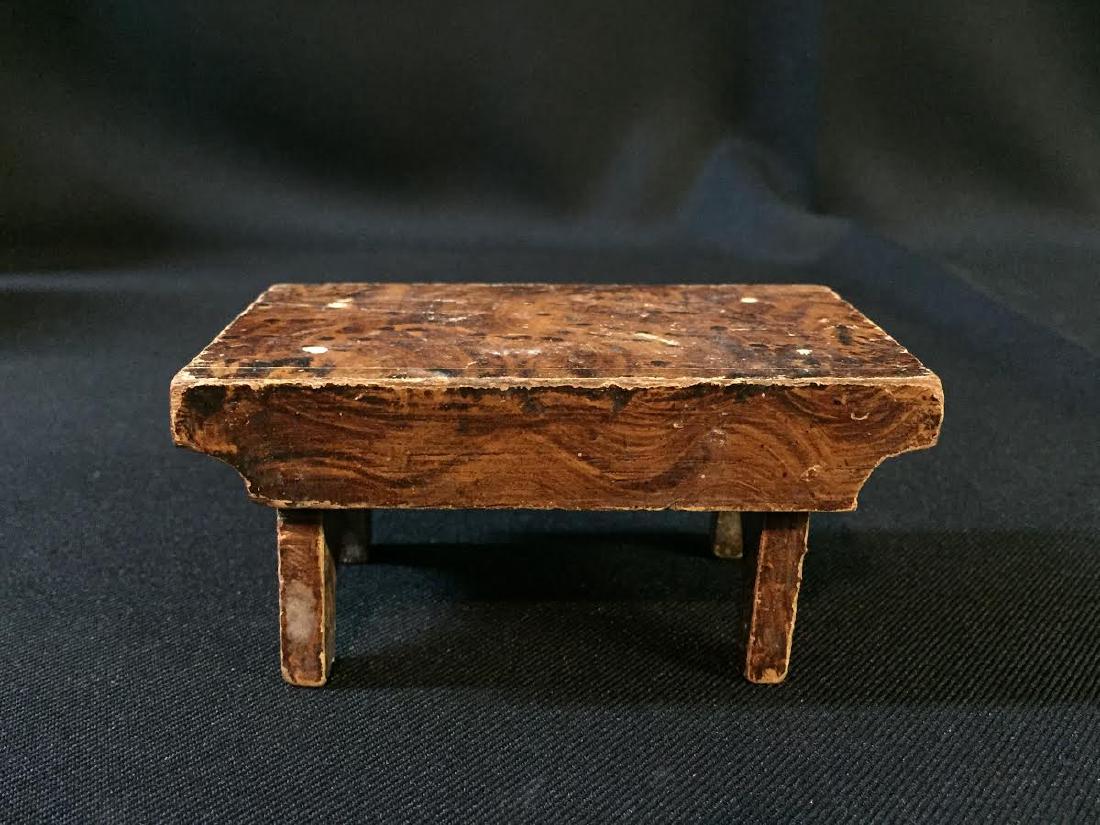 Paint Decorated Pa Folk Art Child's Toy Stool (1 of 8)