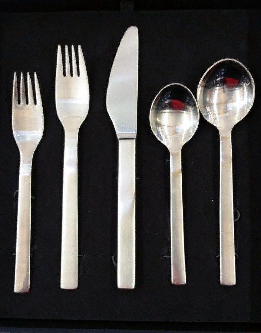 Georg Jensen New York Set of 8 Five Pc Place Settings (1 of 3)