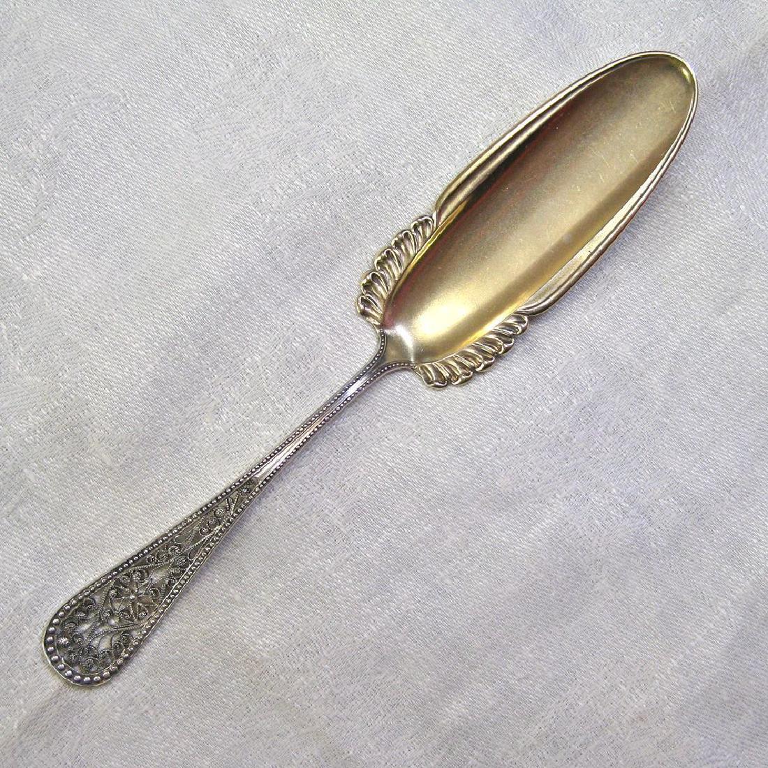 Watson Co Sterling Silver Filigree Jelly Cake Server (1 of 6)