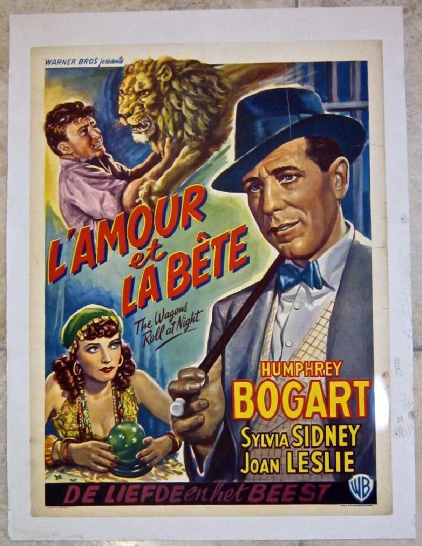 The Wagons Roll at Night 1941 Lb Belgian Poster (1 of 1)