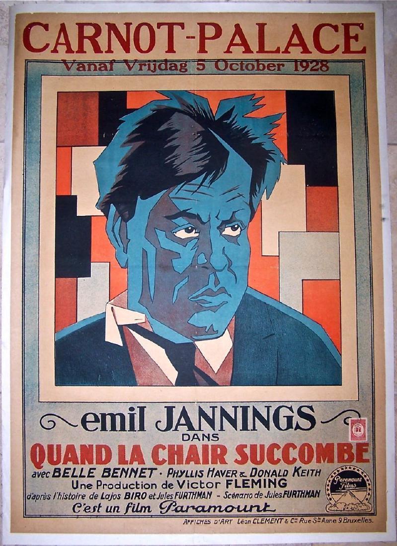 Way of All Flesh 1927 Lb Pre-war Belgian Poster (1 of 1)