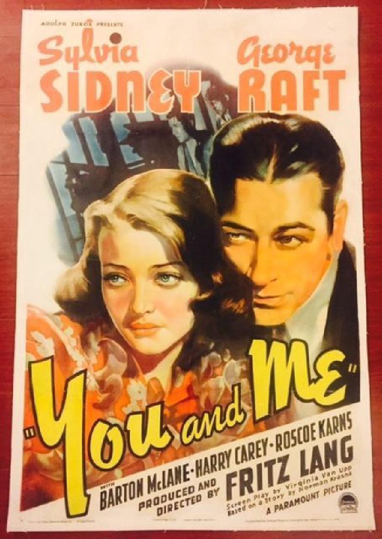 You and Me 1938 One Sheet Lb Poster (1 of 1)