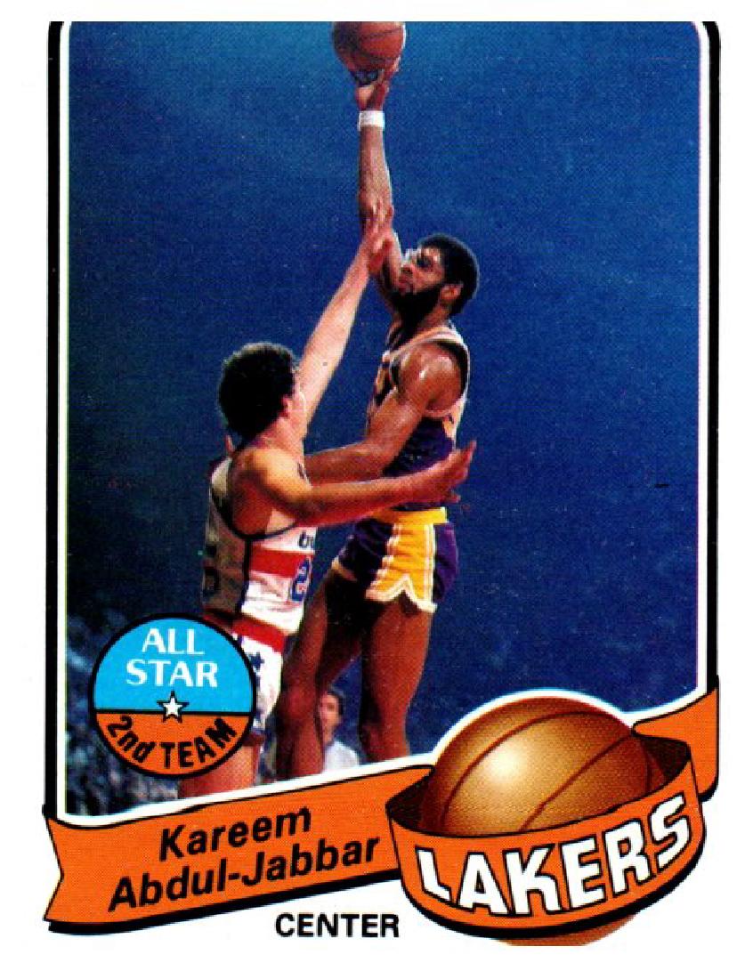 1979-80 Topps Kareem Abdul Jabbar Los Angeles Lakers (1 of 2)