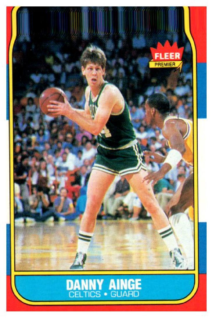 1986 Fleer Danny Ainge Rookie Card Boston Celtics (1 of 2)