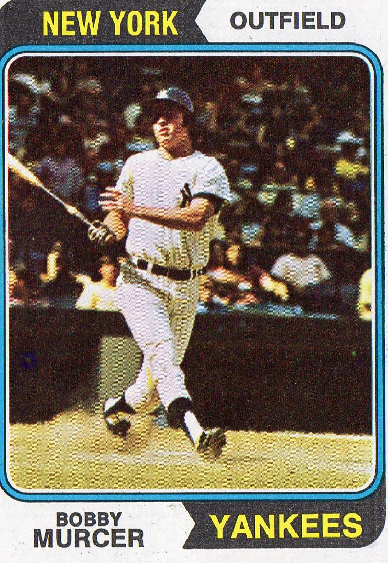 1974 Topps Bobby Murcer New York Yankees (1 of 2)