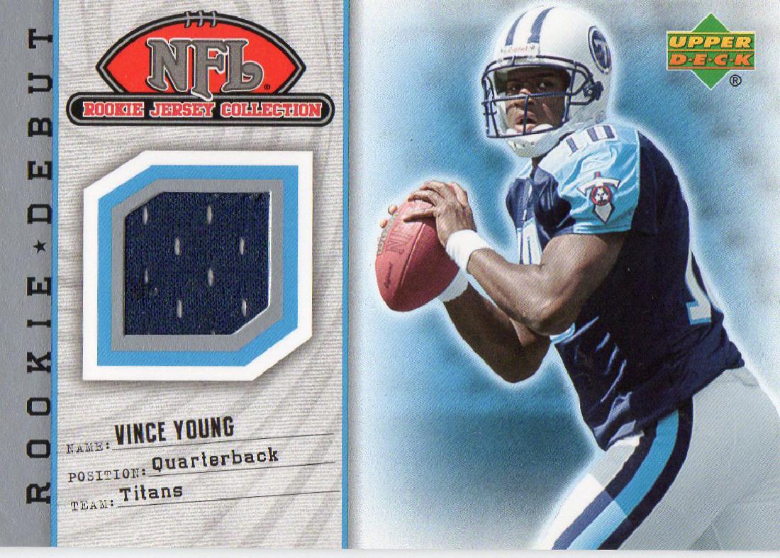 2006 Upper Deck Vince Young Rookie Debut Jersey Card (1 of 2)