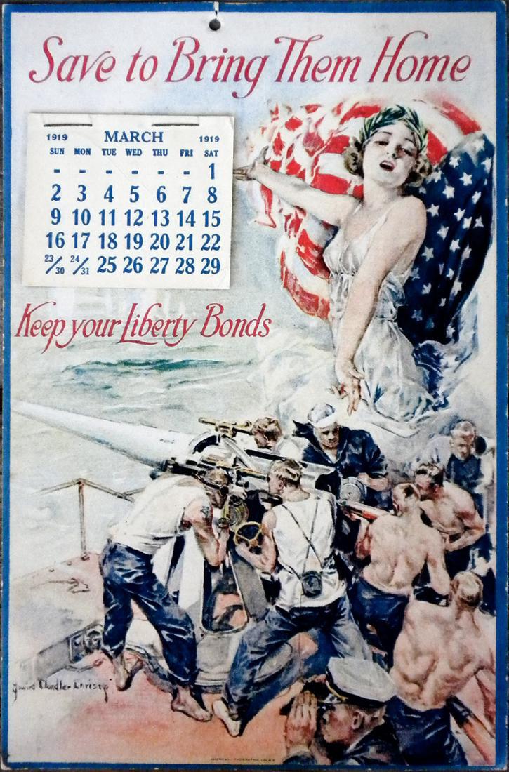 CHRISTY, Howard Chandler. Save to Bring Them Home, 1918 (1 of 1)