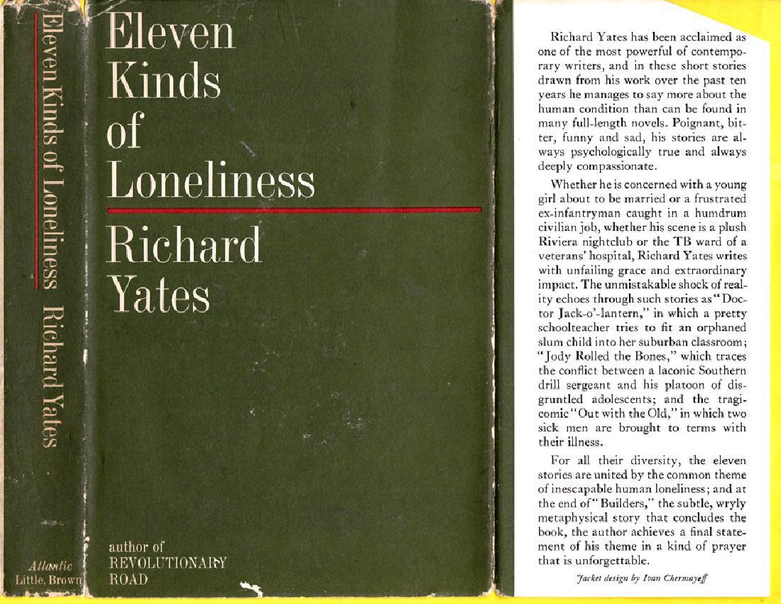 Eleven Kinds Of Loneliness (stories) By Yates, Richard (1 of 3)