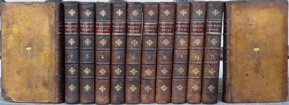 Fielding, Henry, The Works Of Henry Fielding: FIELDING, Henry. The Works of Henry Fielding, Esq., with the Life of the Author. London : Printed for A. Millar, 1766. Twelve volumes, complete. Octavo, expertly rebacked preserving the original spine