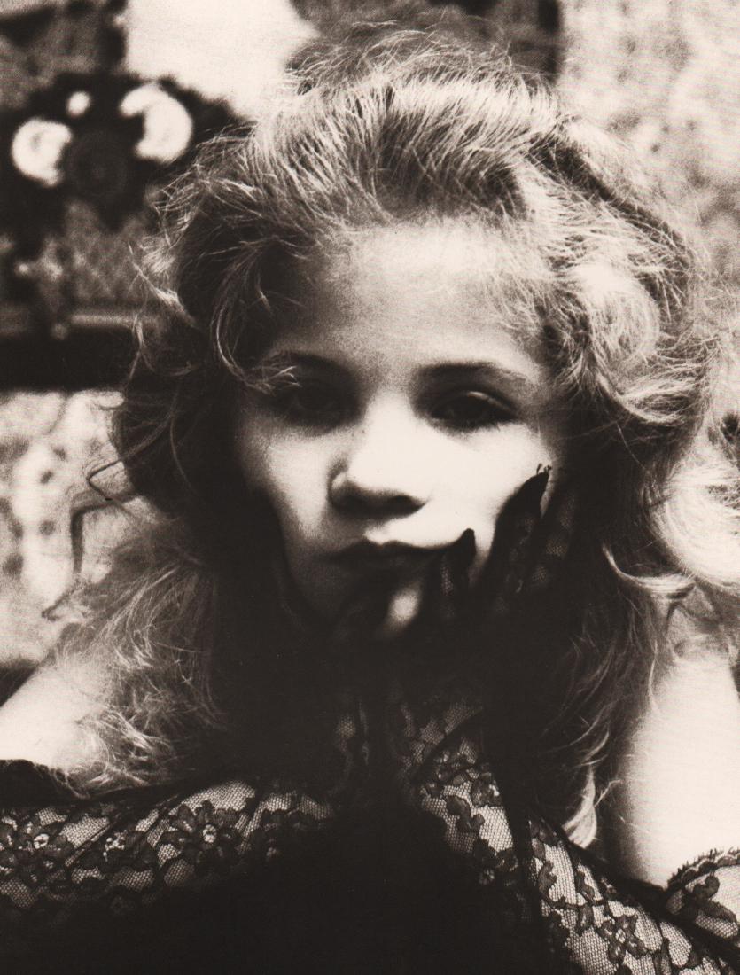 IRINA IONESCO - Eva: Artist: IRINA IONESCO Print Title: Eva Medium: Sepia Toned Photo-Litho Printed in 1974 in France Image Size: 6" X 8" Irina Ionesco is a French photographer born in Paris, France. She was the daughter
