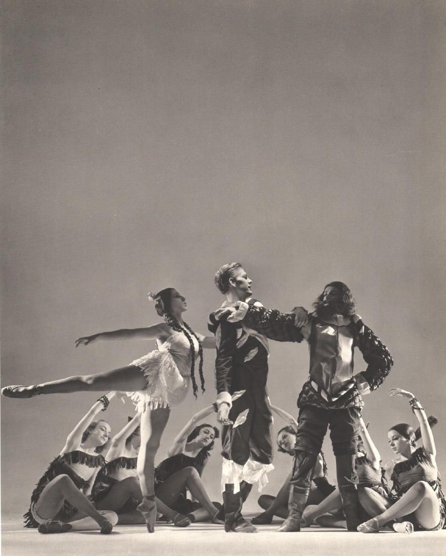 PLATT-LYNES - Pochahontas (Ballet Caravan - 1936): Artist: GEORGE PLATT-LYNES Print Title: Pochahontas (Ballet Caravan - 1936) Medium: Vintage Sheet-fed Gravure Printing Date: 1985 by Heraclio-Fournier, Vitoria Spain Image Size: 10" X 12.5" George Pla