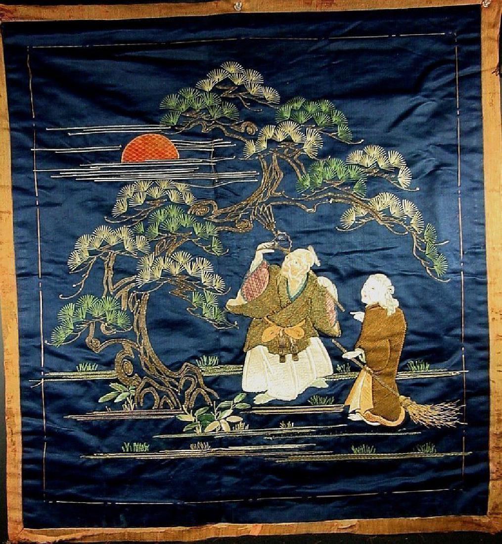 Edo/Meiji Fukusa - The Legend of Takasago, 19th C (1 of 10)