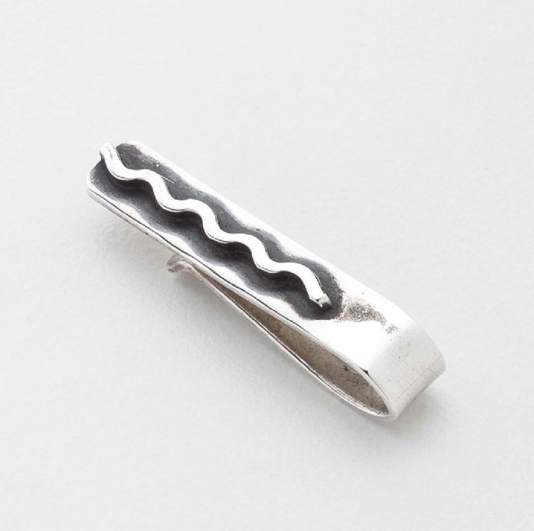 Vintage Mexican delFina Silver Tie Bar, 1950 (1 of 2)