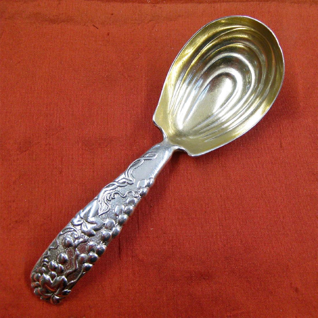 Rare Tiffany & Co Sterling Silver Vine Tea Caddy, 1872 (1 of 5)