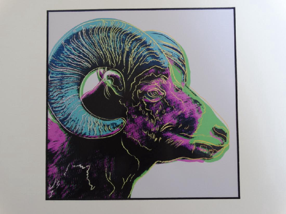 Andy Warhol: Bighorn Ram (1 of 4)