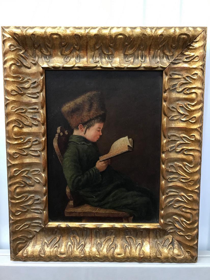 Judaica Oil Painting Signed Gold Gilt Framed (1 of 6)