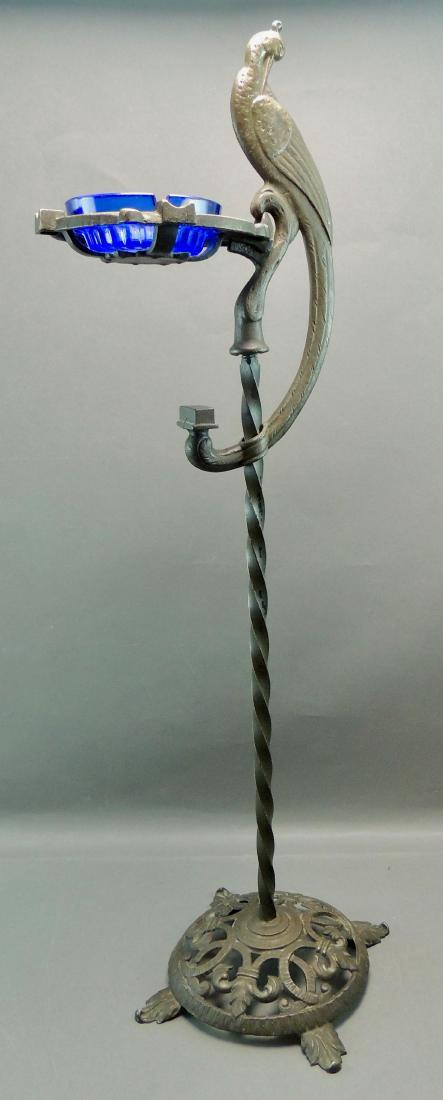 1930's Verona Art Deco Smoking Stand Bird of Paradise (1 of 10)