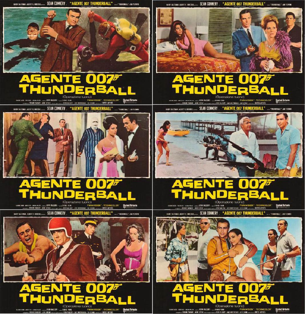 Original Italian Thunderball Sean Connery Fotobusta Set (1 of 1)