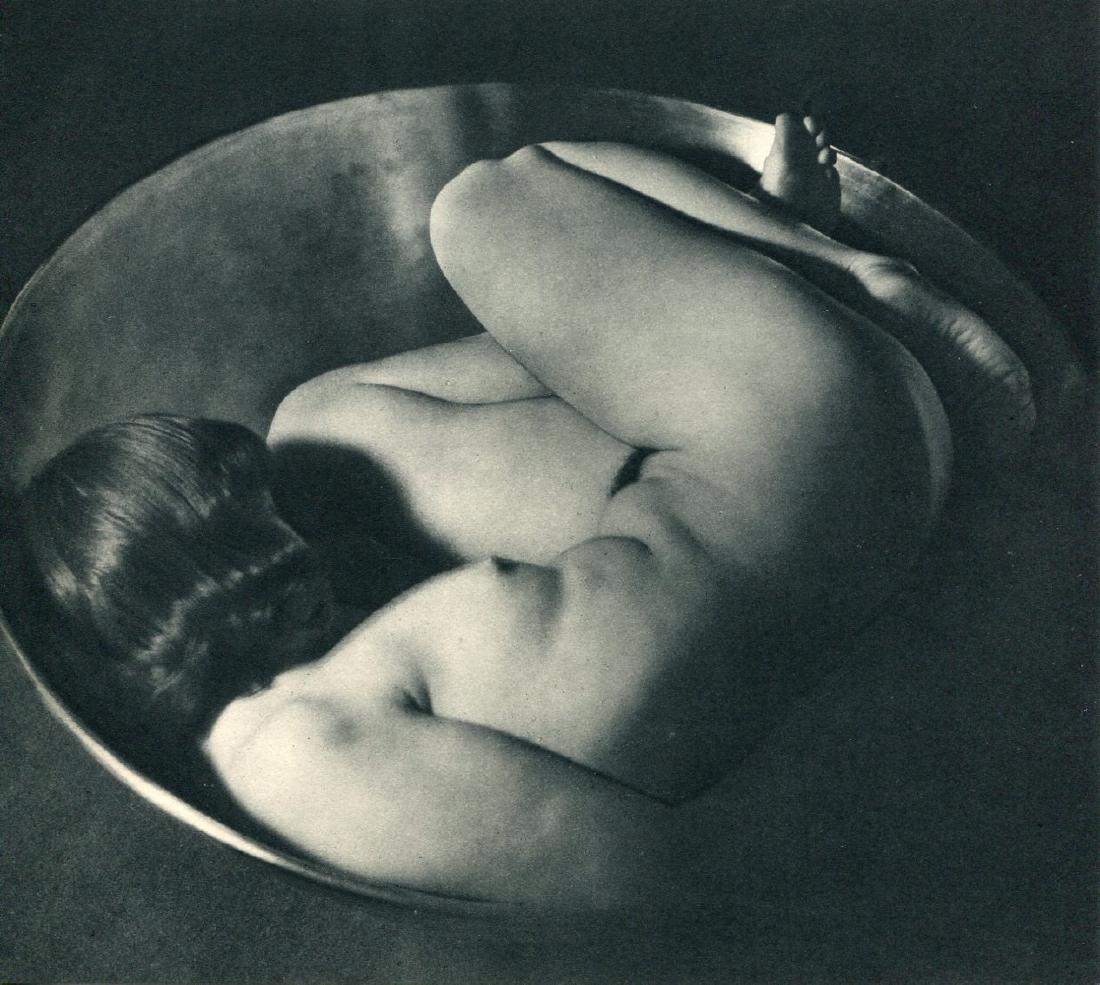 RUTH BERNHARD - Nude: Artist: RUTH BERNHARD Print Title: Nude Printing Date: 1935 Medium: Sheet-fed Gravure Printer: Ullmann Printers, Brooklyn Image size (inches) approx. 8.5 x 7" Ruth Bernhard (1905 – 2006), was a lege