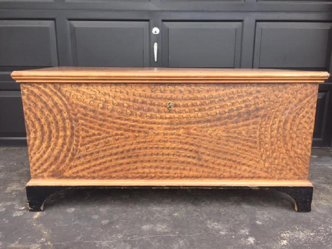 Jonestown PA Paint Decorated Blanket Chest (1 of 8)