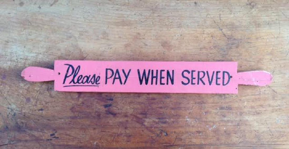 Bakery Rolling Pin Trade Sign (1 of 2)